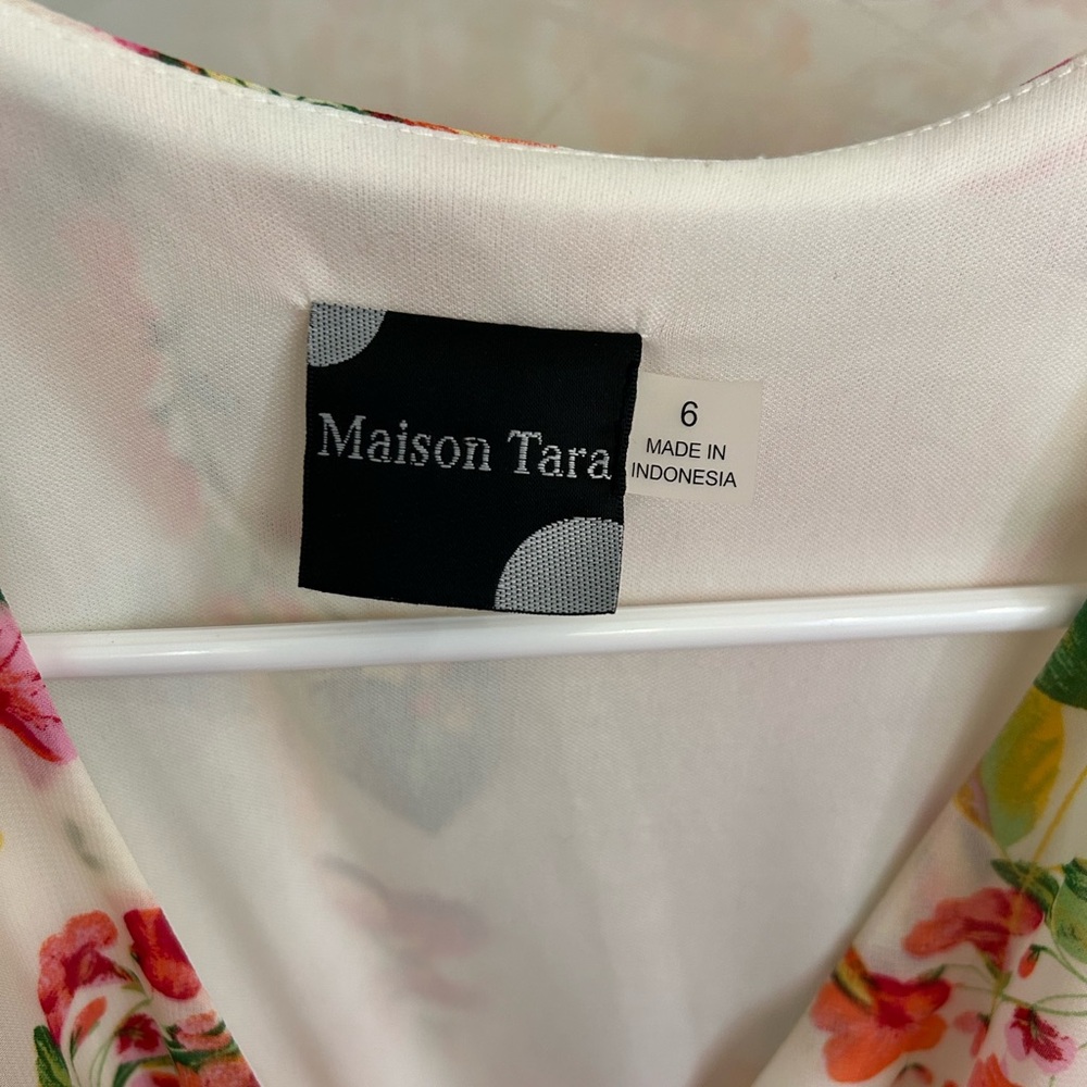 Maison Tara waistband midi dress🩷 - Picture 4 of 12
